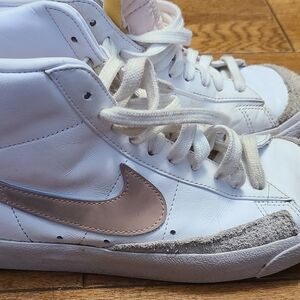 Nike Blazers White and Beige Sneakers